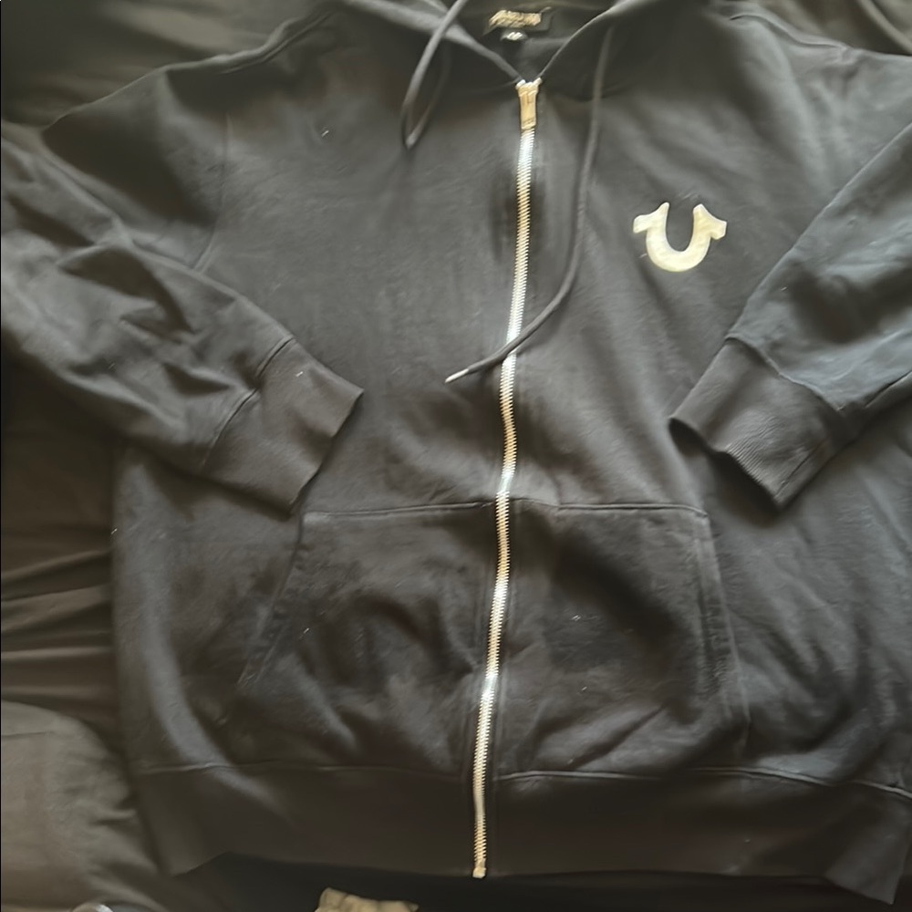 True Religion Black Hoodie